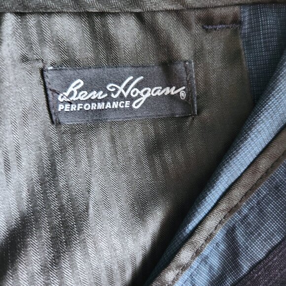 Ben Hogan Performance Golf Shorts Men's 36 Blue Flat Front Outdoor Casual Pocket - Picture 5 of 9